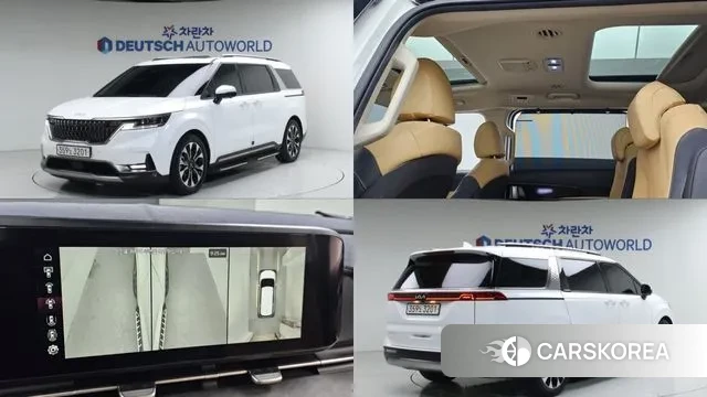 Kia Carnival 4th generation 2023 Белый из Кореи