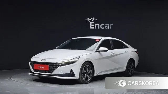 Hyundai Avante (CN7) 2020 Белый из Кореи