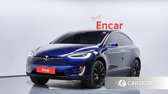 Tesla Model X 2019 Синий из Кореи