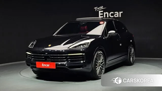 Porsche Cayenne (PO536) 2021 Черный из Кореи