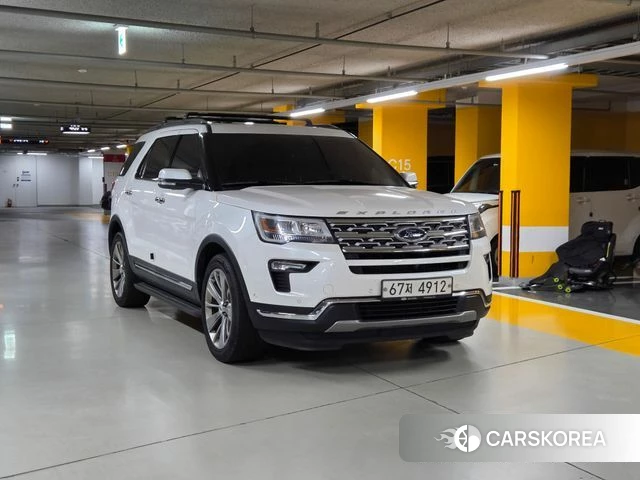 Ford Explorer 2018 Белый из Кореи