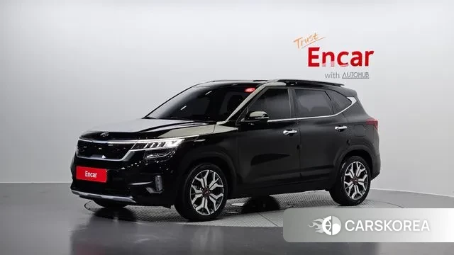 Kia Seltos 2020 Черный из Кореи