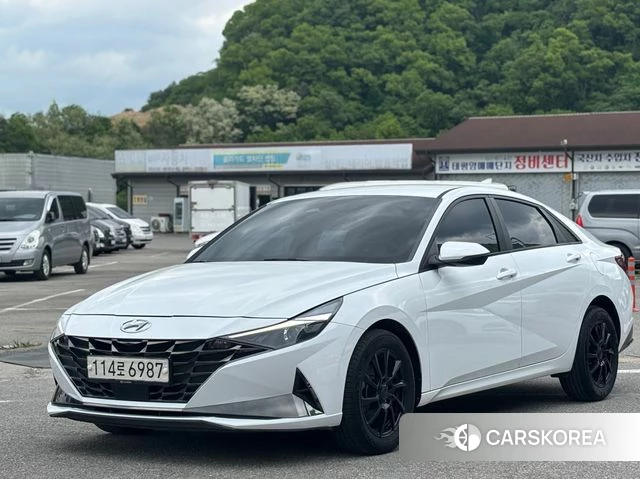 Hyundai Avante (CN7) 2020 Белый из Кореи