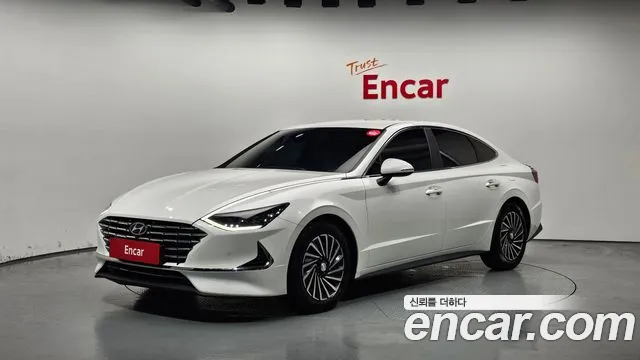 Hyundai Sonata Hybrid (DN8) 2021 Белый из Кореи