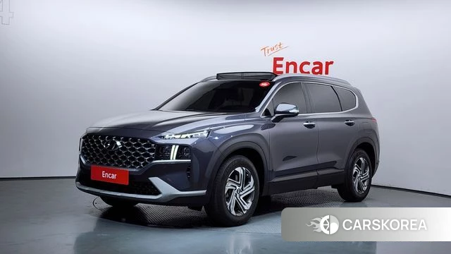 Hyundai The New Santa Fe 2021 Серый из Кореи