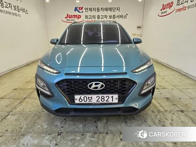 Hyundai Kona 2018 Синий нефрит из Кореи