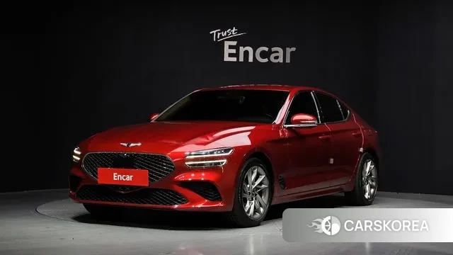 Genesis The New G70 2021 Красный из Кореи