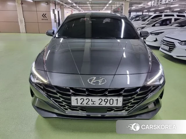 Hyundai Avante (CN7) 2022 Серый из Кореи