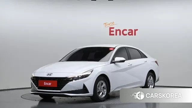 Hyundai Avante (CN7) 2021 Белый из Кореи