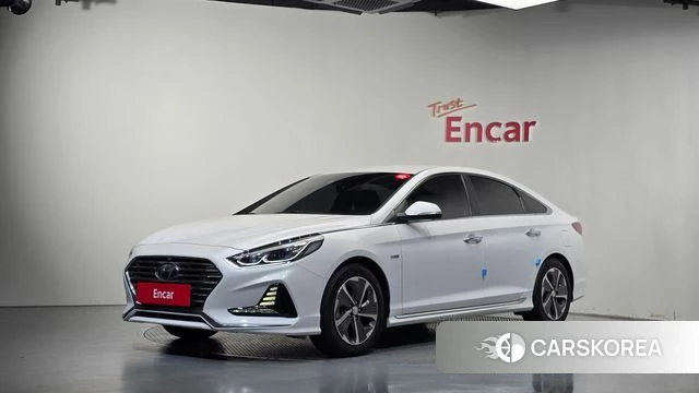 Hyundai Sonata New Rise Hybrid 2018 Белый из Кореи