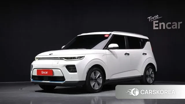 Kia Soul Booster EV 2019 Белый из Кореи