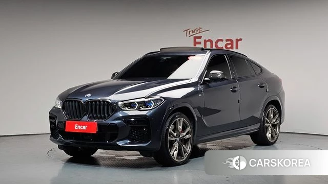 BMW X6 (G06) 2022 Черный из Кореи