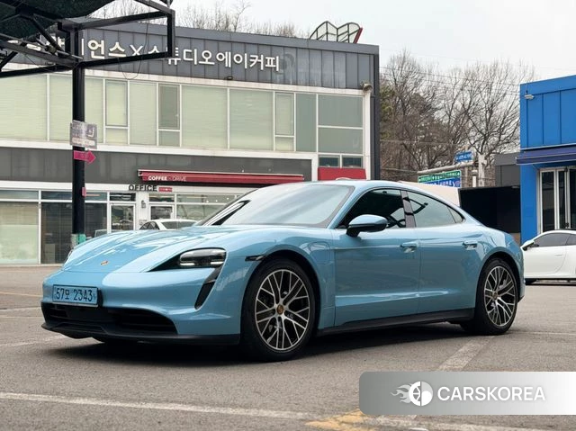 Porsche Taycan 2022 Синий из Кореи