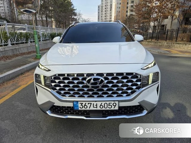 Hyundai The New Santa Fe 2021 Белый из Кореи