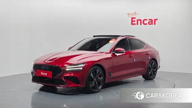 Genesis The New G70 2021 Красный из Кореи