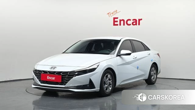 Hyundai Avante (CN7) 2022 Белый из Кореи