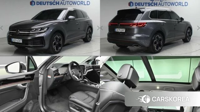 Volkswagen Touareg 3rd generation 2024 Серый из Кореи