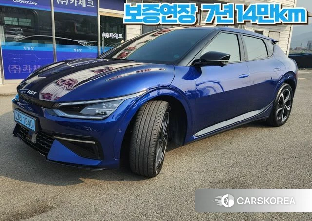 Kia EV6 2022 Синий из Кореи