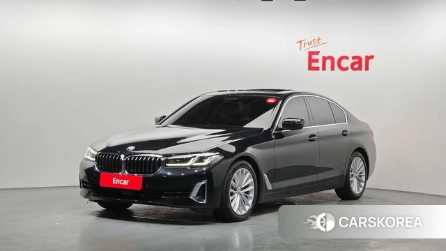 BMW 5 Series (G30) 2021 Черный из Кореи