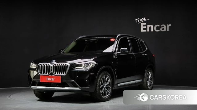 BMW X3 (G01) 2023 Черный из Кореи