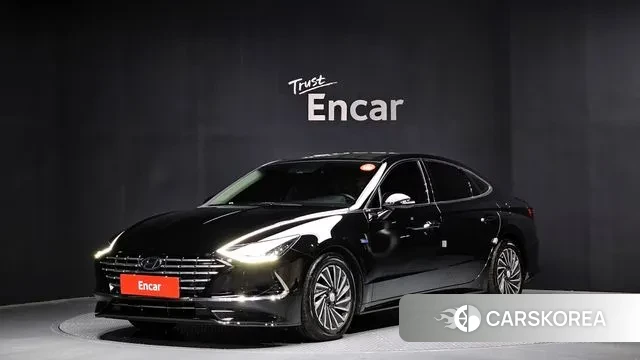 Hyundai Sonata Hybrid (DN8) 2019 Черный из Кореи