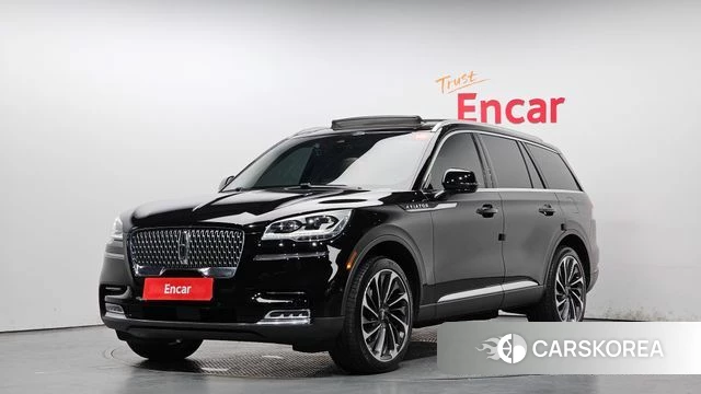 Lincoln Aviator 2nd generation 2021 Черный из Кореи