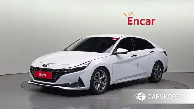 Hyundai Avante (CN7) 2022 Белый из Кореи