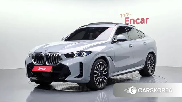 BMW X6 (G06) 2024 Серебристо-серый из Кореи