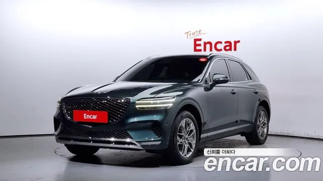 Genesis GV70 2021 Темно-зеленый из Кореи