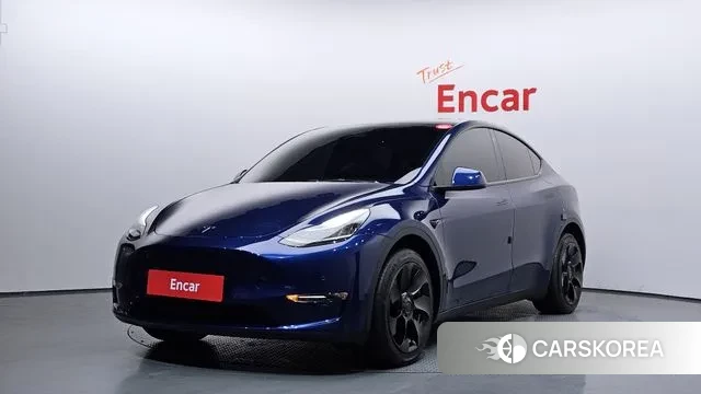 Tesla Model Y 2022 Синий из Кореи