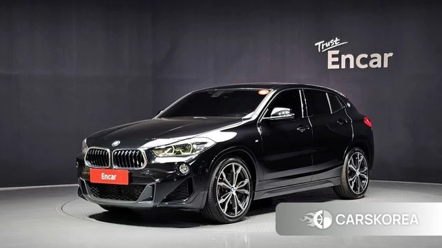BMW X2 (F39) 2020 Черный из Кореи