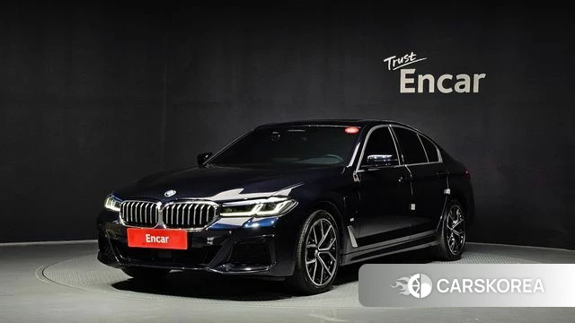 BMW 5 Series (G30) 2021 Черный из Кореи