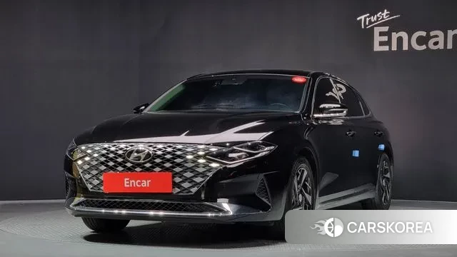 Hyundai The New Grandeur IG Hybrid 2021 Черный из Кореи