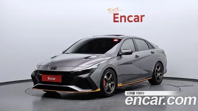 Hyundai Avante (CN7) 2022 Серый из Кореи