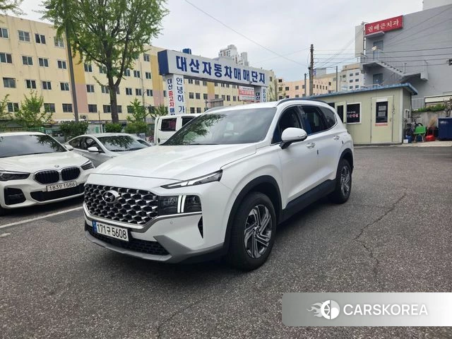 Hyundai The New Santa Fe 2023 Белый из Кореи