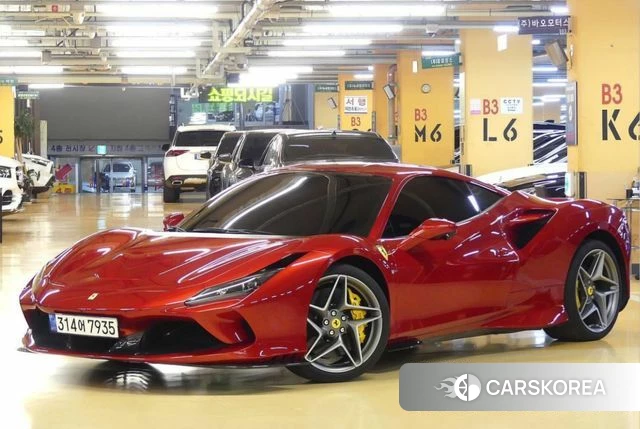 Ferrari F8 Tributo 2021 Красный из Кореи