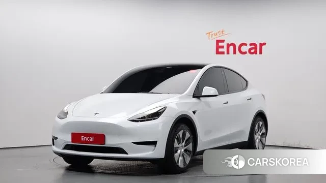Tesla Model Y 2023 Белый из Кореи