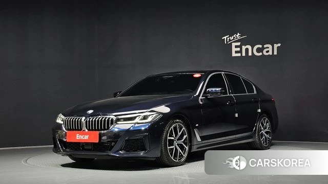 BMW 5 Series (G30) 2022 Черный из Кореи