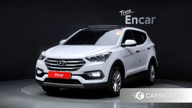 Hyundai Santa Fe The Prime 2018 Белый из Кореи
