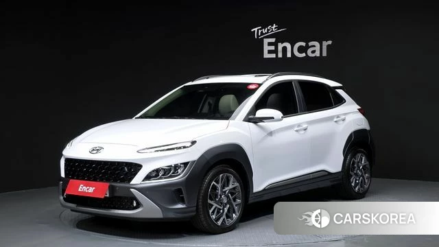 Hyundai The New Kona Hybrid 2022 Белый из Кореи