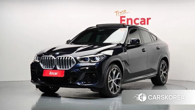 BMW X6 (G06) 2023 Черный из Кореи
