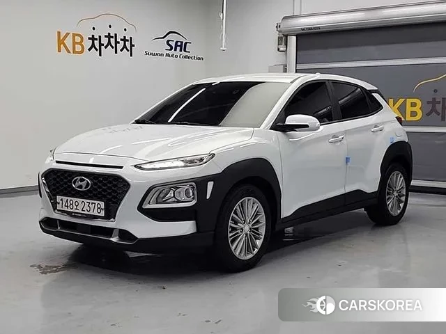 Hyundai Kona 2019 Белый из Кореи