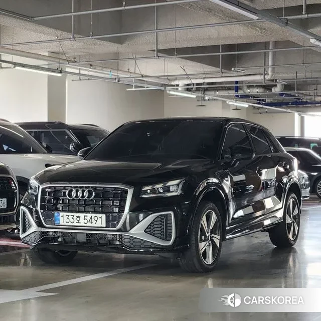 Audi Q2 2023 Черный из Кореи