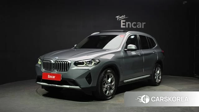 BMW X3 (G01) 2023 Серебристо-серый из Кореи