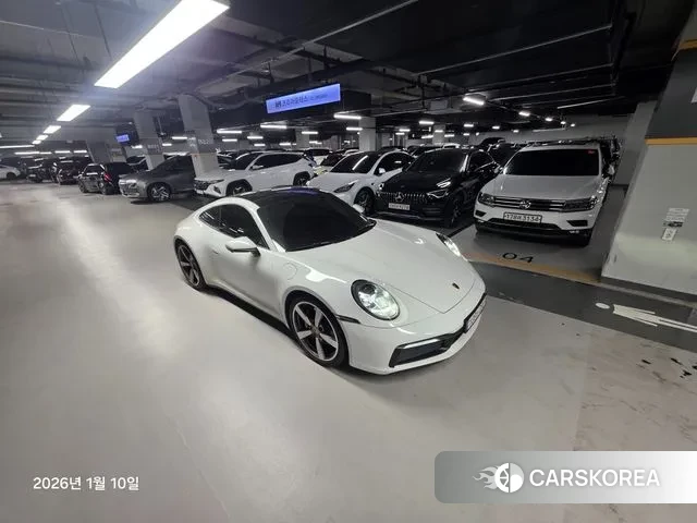 Porsche 911(992) 2020 Белый из Кореи