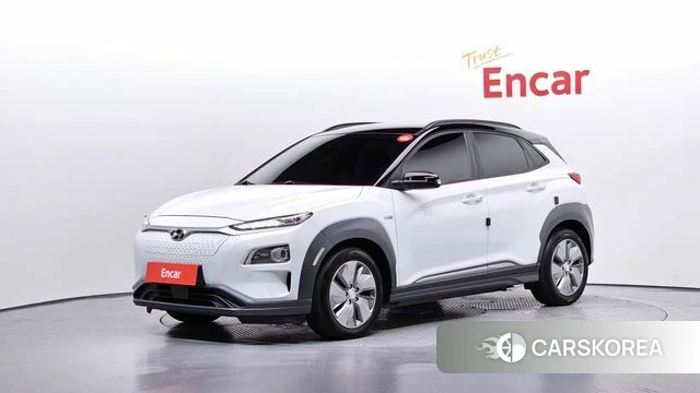 Hyundai Kona Electric 2019 Белый из Кореи