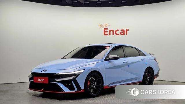 Hyundai The New Avante (CN7) 2025 Синий из Кореи