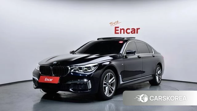 BMW 7 Series (G11) 2018 Черный из Кореи