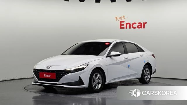 Hyundai Avante (CN7) 2020 Белый из Кореи