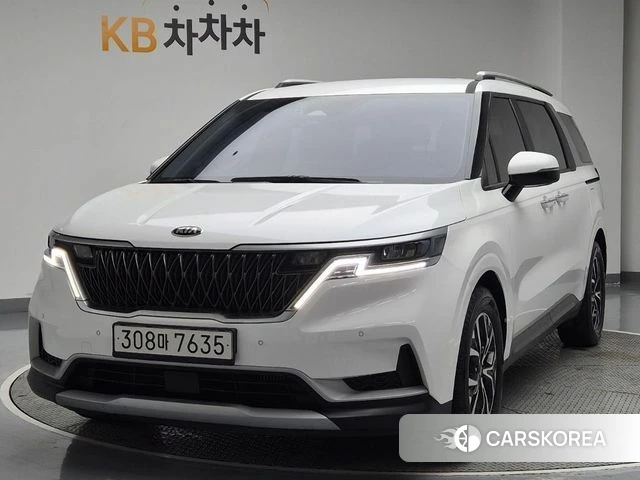 Kia Carnival 4th generation 2021 Белый из Кореи